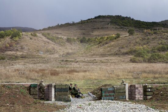 Военные учения в Южной Осетии