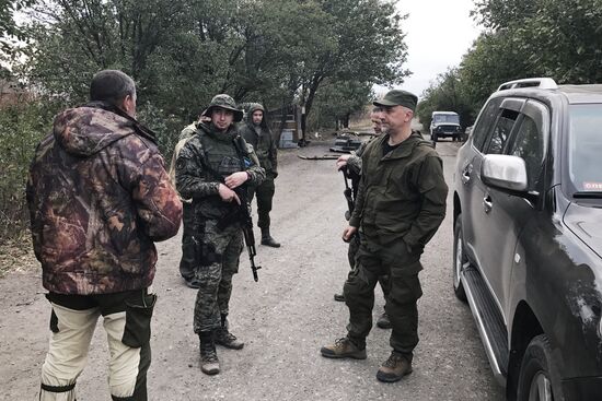 Военнослужащие полка спецназначения армии ДНР