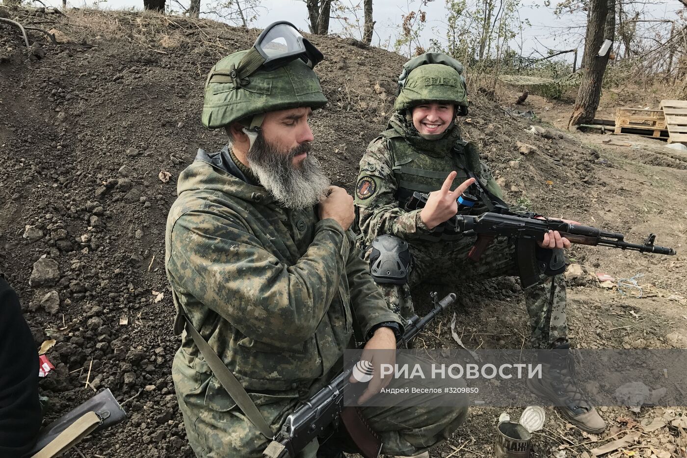 Военнослужащие полка спецназначения армии ДНР