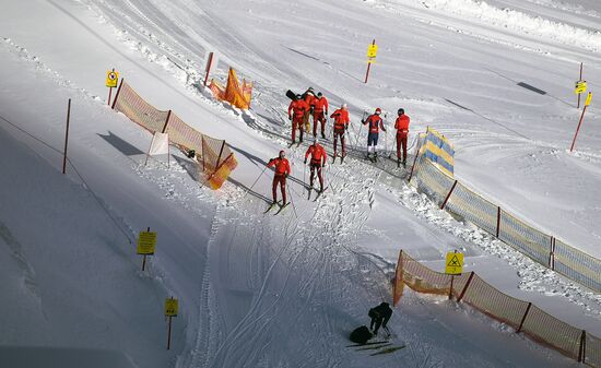 Лыжные гонки. Тренировочный сбор национальной команды