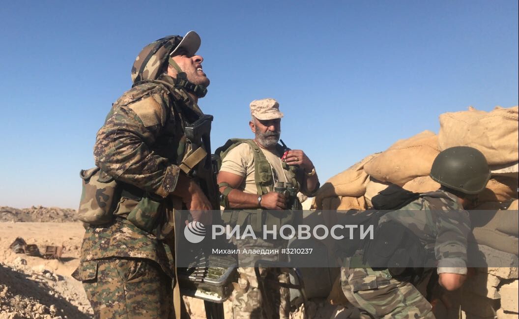 Наступление сирийской армии в районе Дейр-эз-Зора