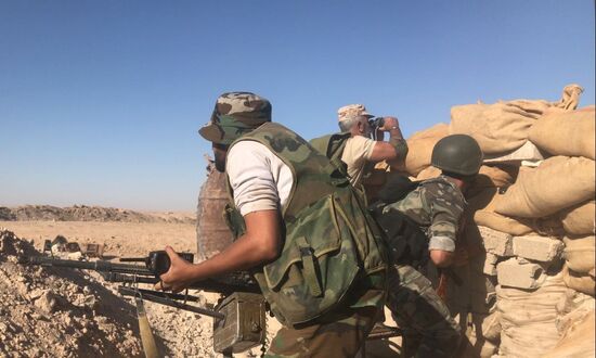Наступление сирийской армии в районе Дейр-эз-Зора