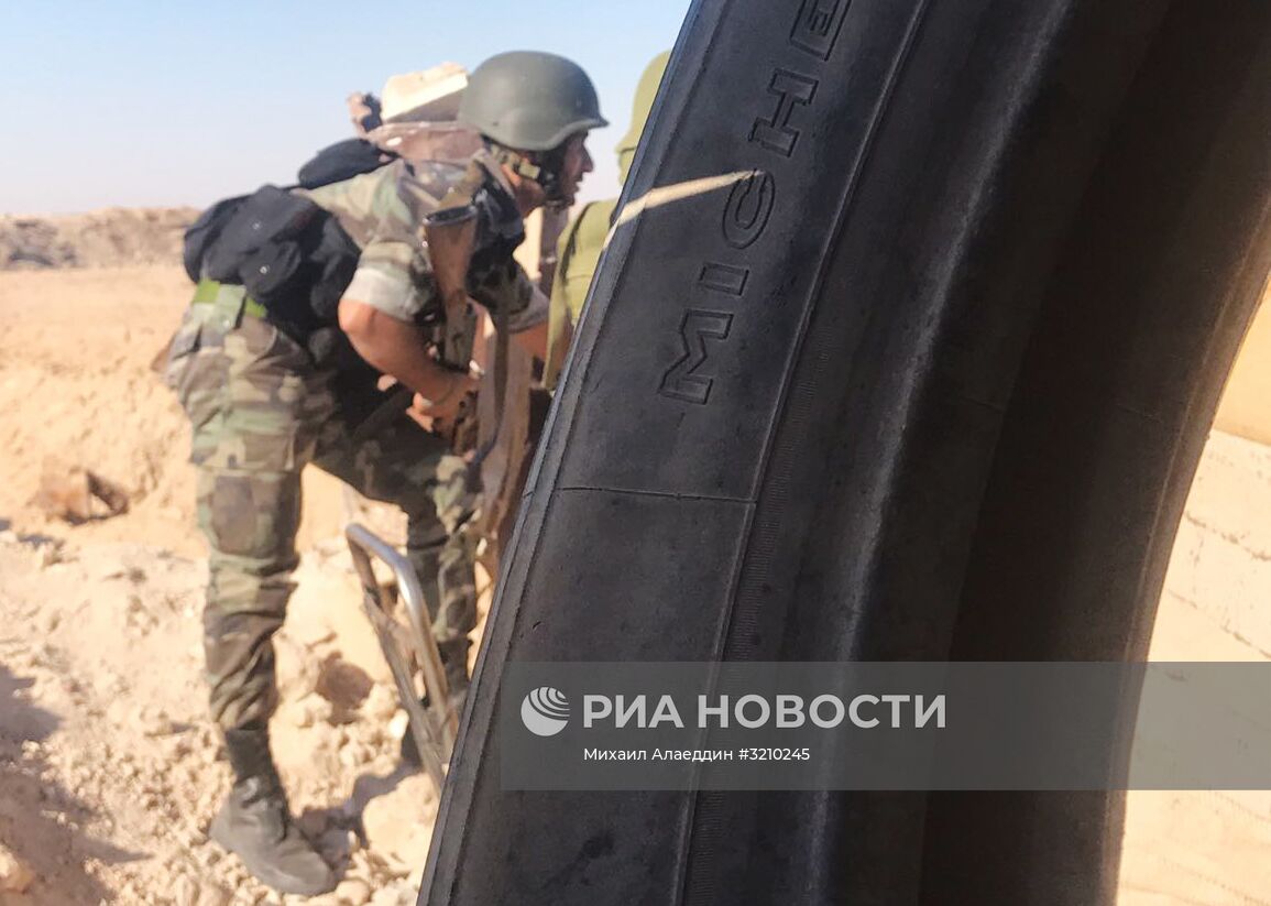 Наступление сирийской армии в районе Дейр-эз-Зора