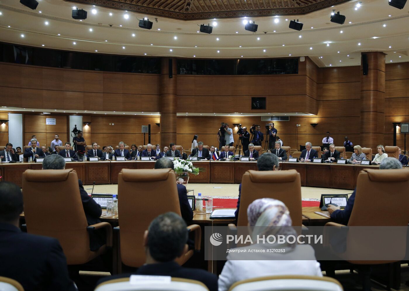 Рабочий визит премьер-министра РФ Д. Медведева в Марокко