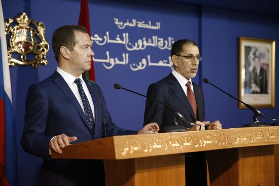 Рабочий визит премьер-министра РФ Д. Медведева в Марокко