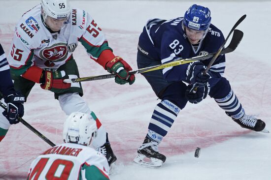 Хоккей. КХЛ. Матч "Динамо" (Москва) - "Ак Барс"