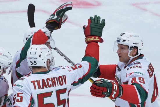 Хоккей. КХЛ. Матч "Динамо" (Москва) - "Ак Барс"