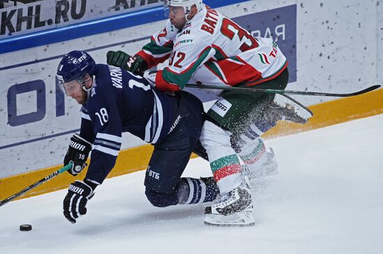 Хоккей. КХЛ. Матч "Динамо" (Москва) - "Ак Барс"