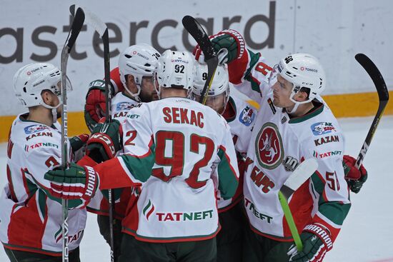 Хоккей. КХЛ. Матч "Динамо" (Москва) - "Ак Барс"