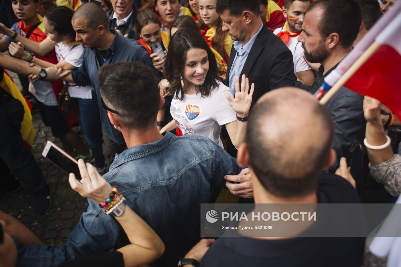 Акция в поддержку единства Испании в Барселоне