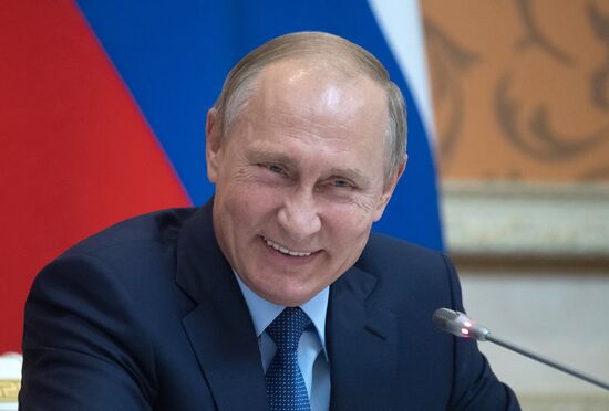 Рабочая поездка президента РФ В. Путина в Воронеж