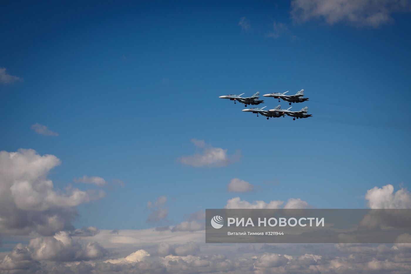 Тренировочные полёты пилотажной группы "Соколы России" в Краснодарском крае