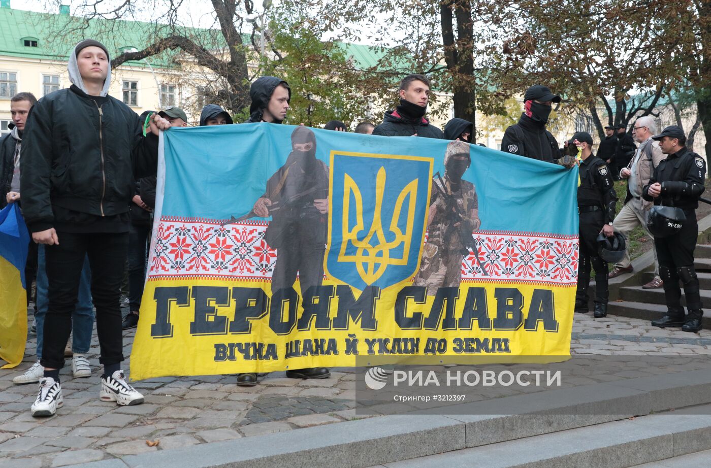 Акции националистов на Украине