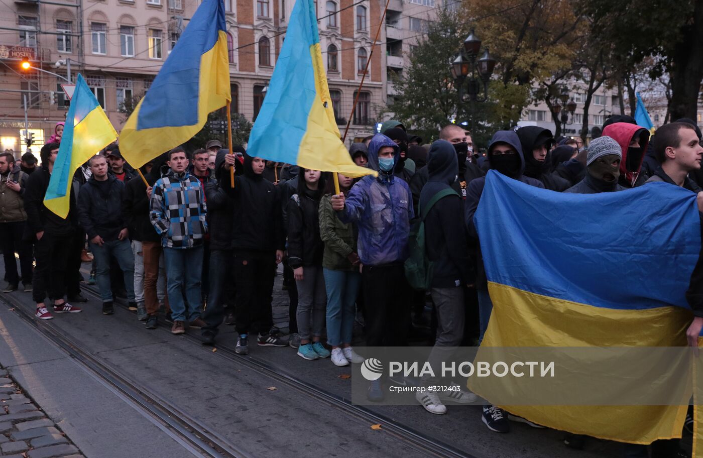 Акции националистов на Украине