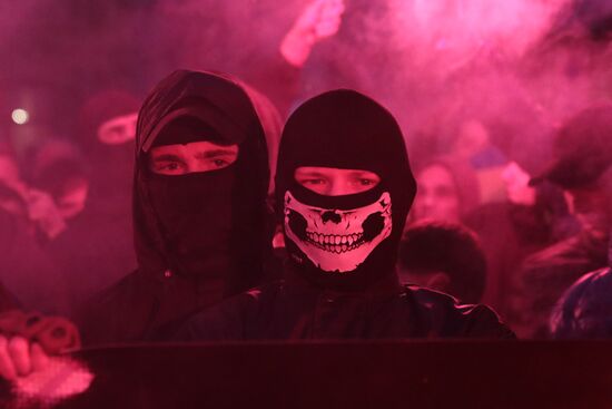 Акции националистов на Украине