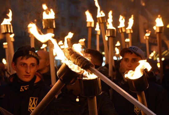 Акции националистов на Украине