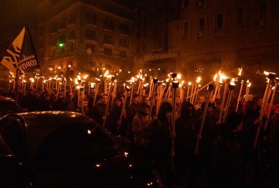 Акции националистов на Украине