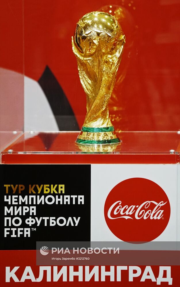 Кубок ЧМ-2018 по футболу представили в Калининграде