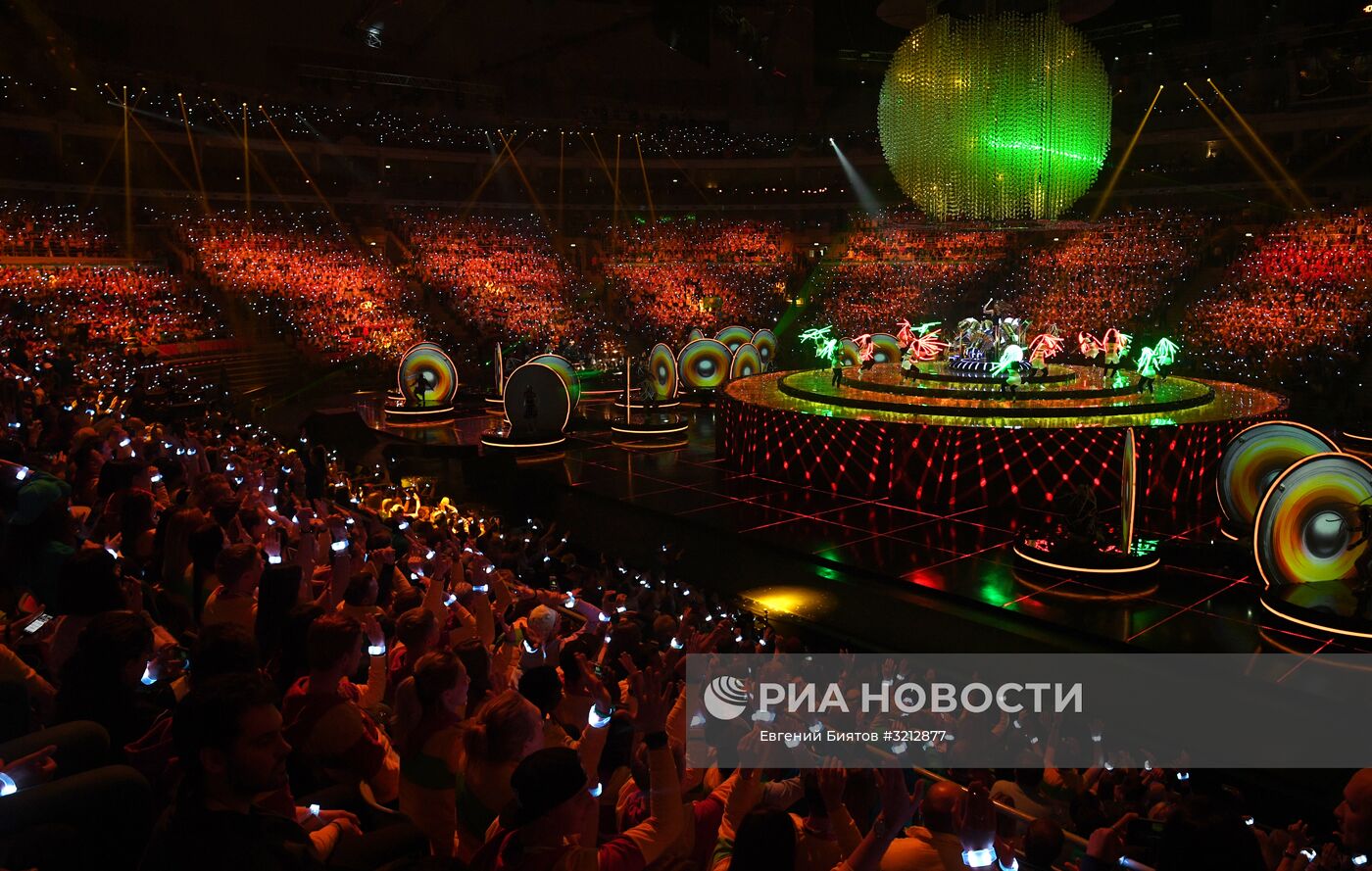 Церемония открытия XIX Всемирного фестиваля молодёжи и студентов