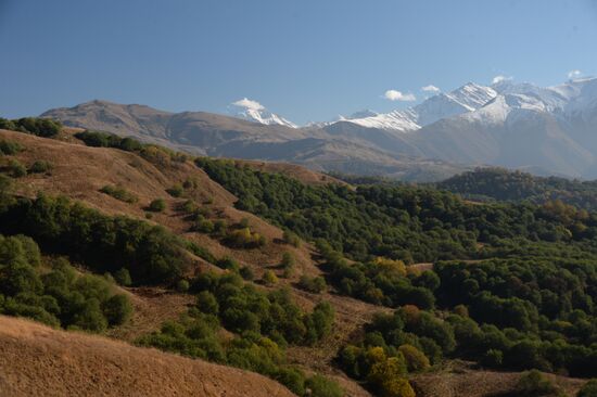 Осень в горах Чечни