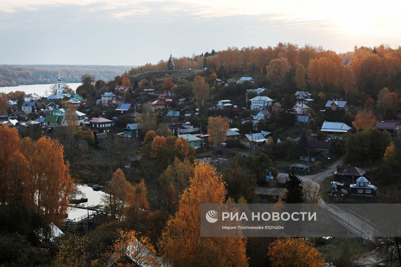 Золотая осень в Плёсе