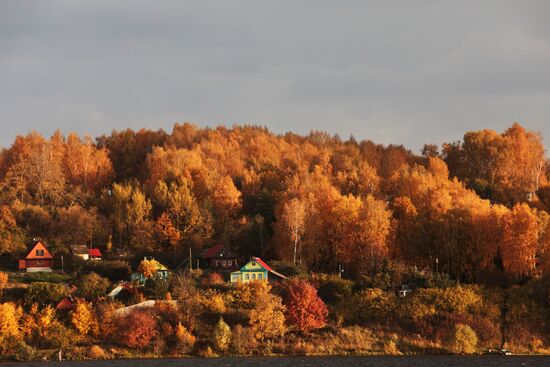 Золотая осень в Плёсе