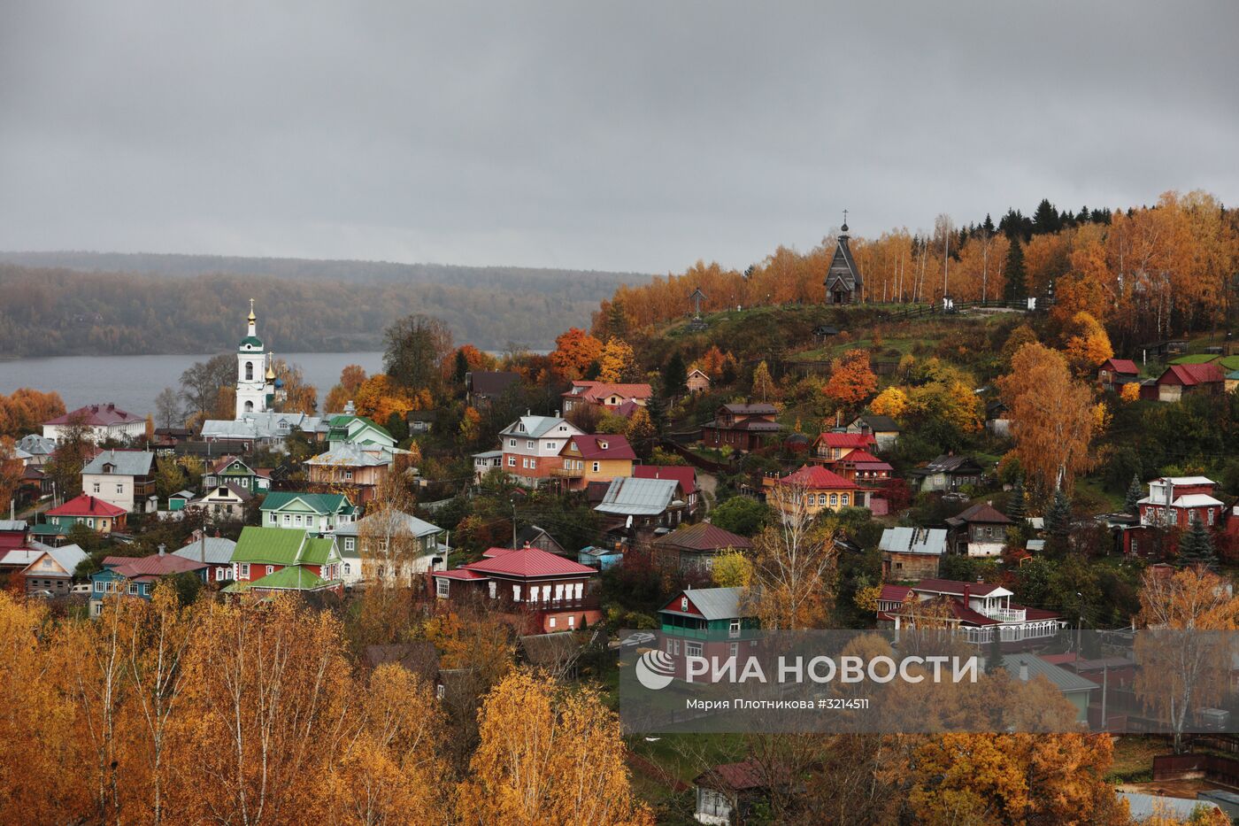 Золотая осень в Плёсе