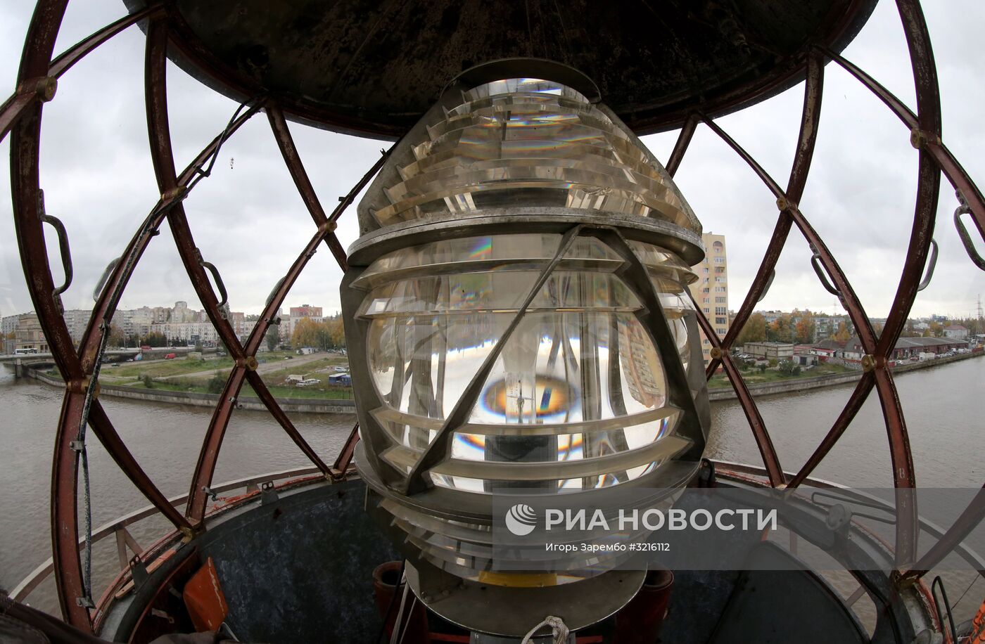 Плавучий маяк "Ирбенский" стал экспонатом Музея Мирового океана в Калининграде