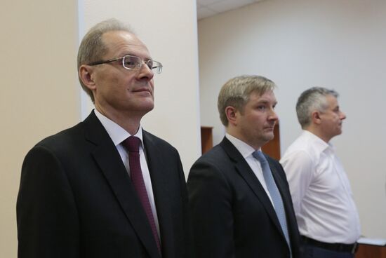 Оглашение приговора по делу экс-губернатора Василия Юрченко в Новосибирске