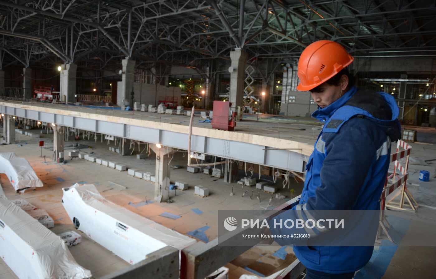 Строительство нового сегмента терминала аэропорта "Домодедово"