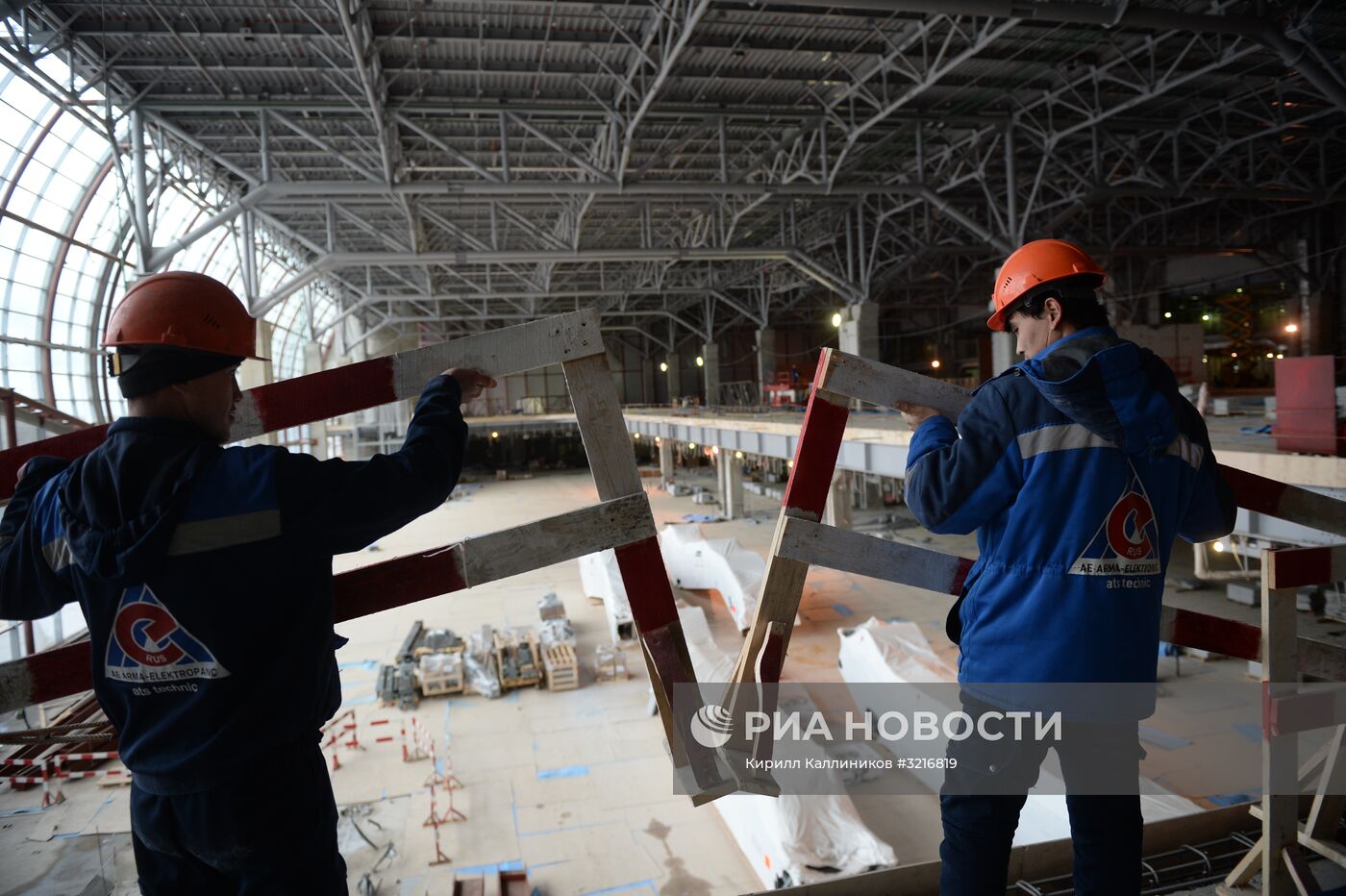 Строительство нового сегмента терминала аэропорта "Домодедово"