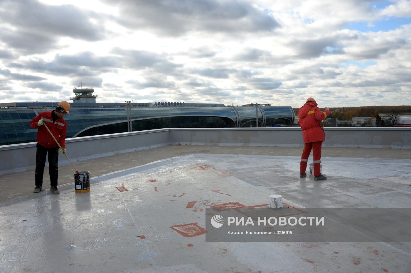 Строительство нового сегмента терминала аэропорта "Домодедово"