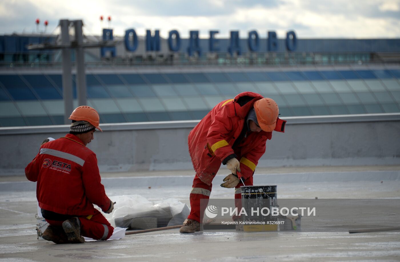 Строительство нового сегмента терминала аэропорта "Домодедово"
