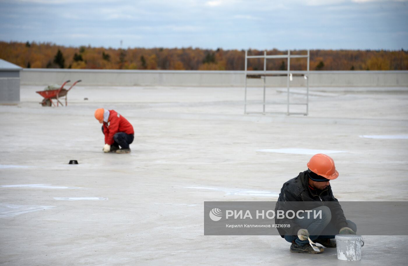 Строительство нового сегмента терминала аэропорта "Домодедово"