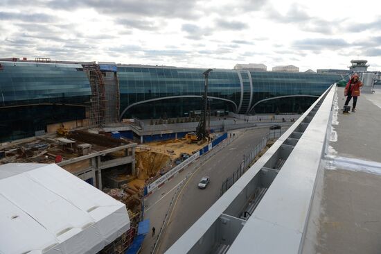 Строительство нового сегмента терминала аэропорта "Домодедово"