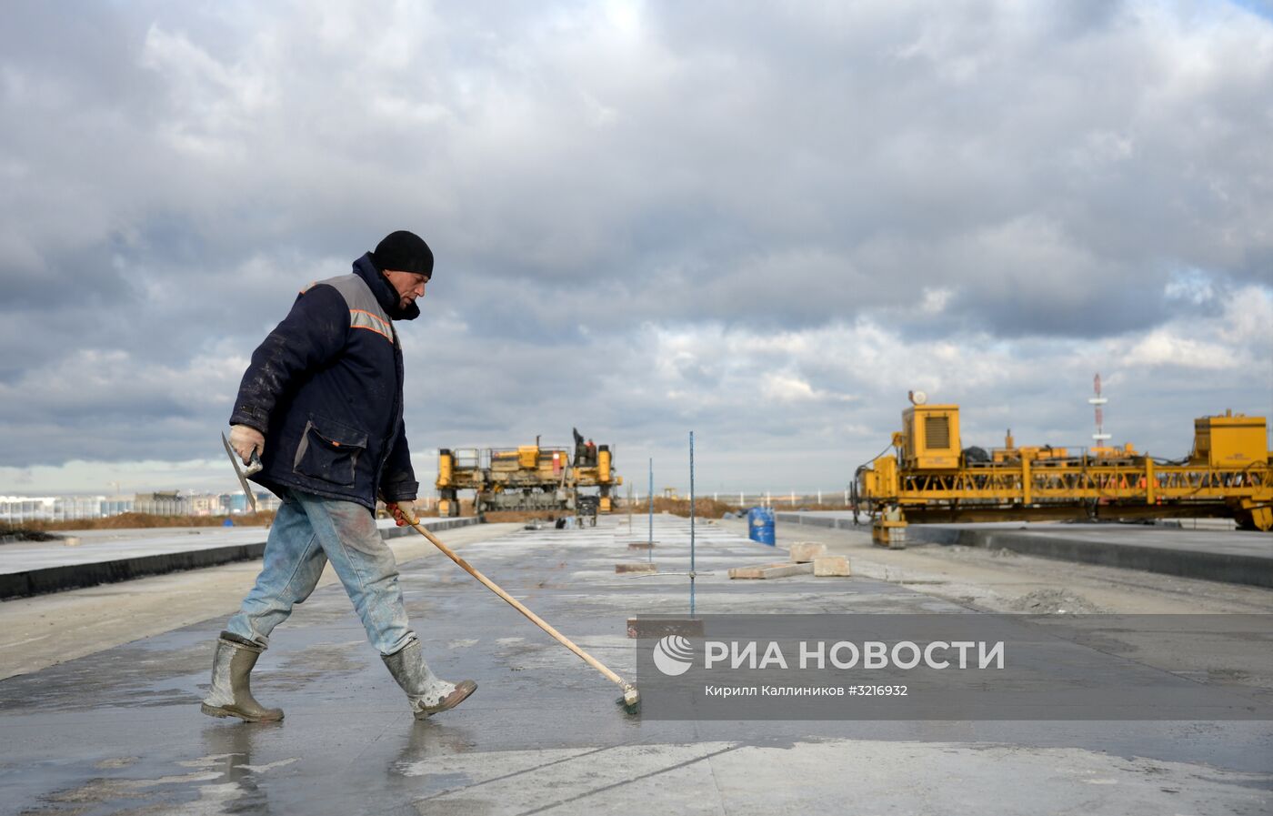 Строительство нового сегмента терминала аэропорта "Домодедово"