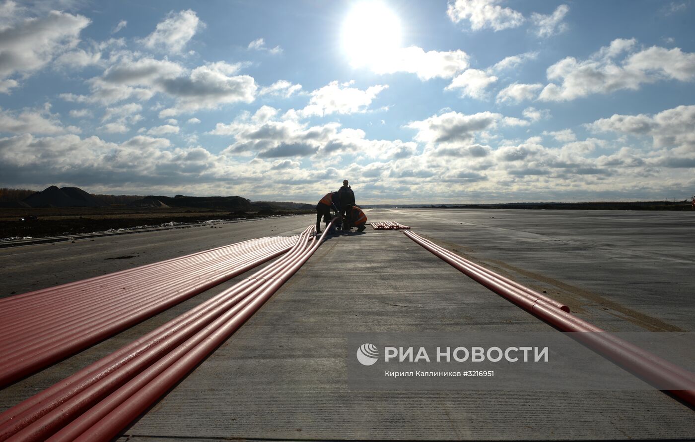 Строительство нового сегмента терминала аэропорта "Домодедово"