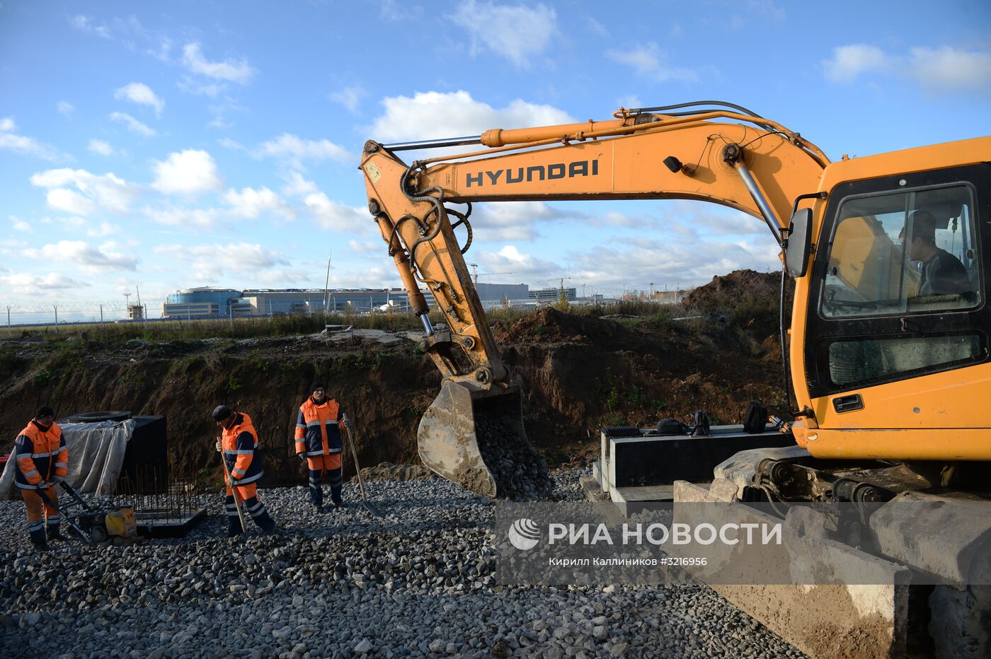 Строительство нового сегмента терминала аэропорта "Домодедово"