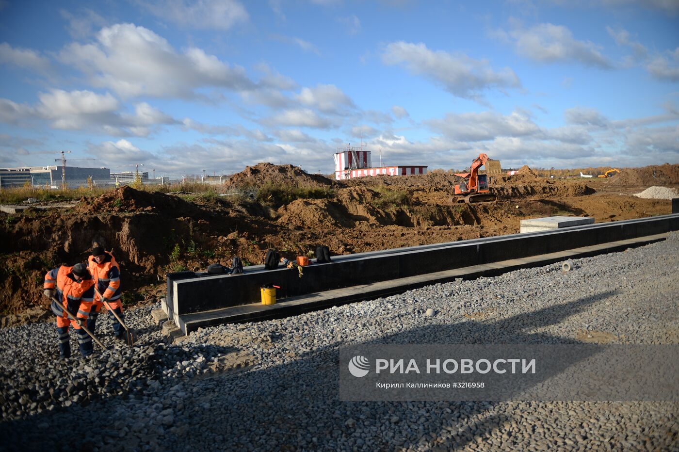 Строительство нового сегмента терминала аэропорта "Домодедово"