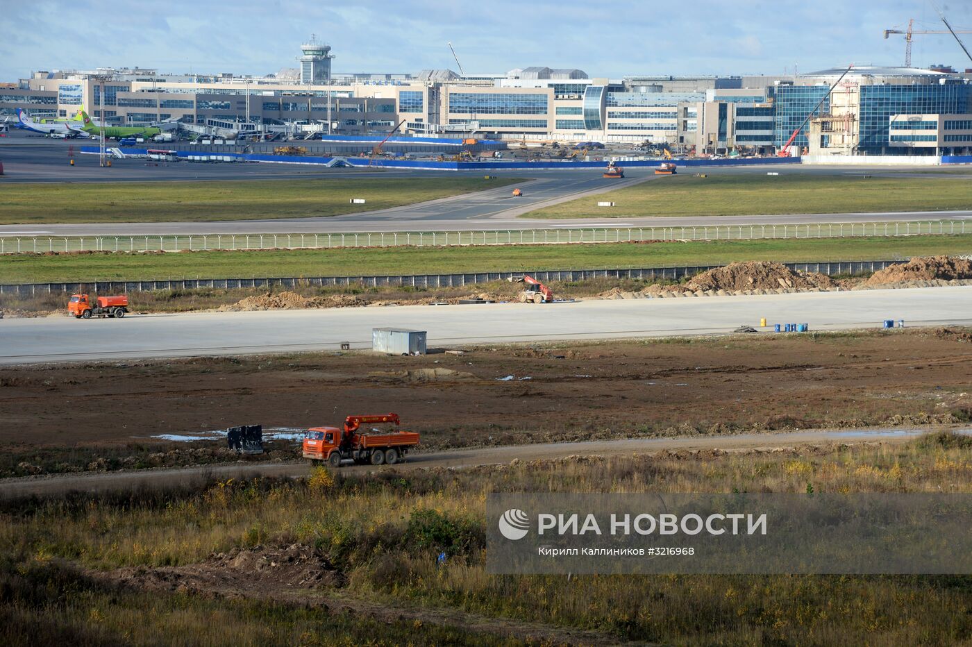 Строительство нового сегмента терминала аэропорта "Домодедово"