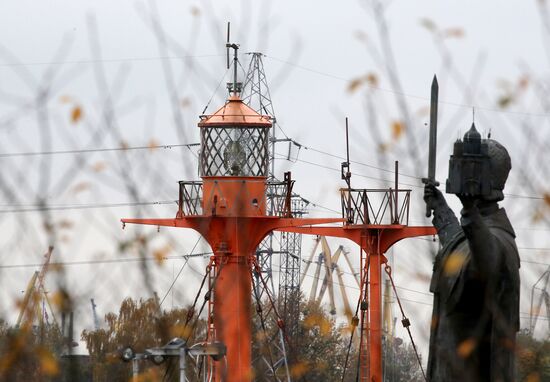 Плавучий маяк "Ирбенский" стал экспонатом Музея Мирового океана в Калининграде