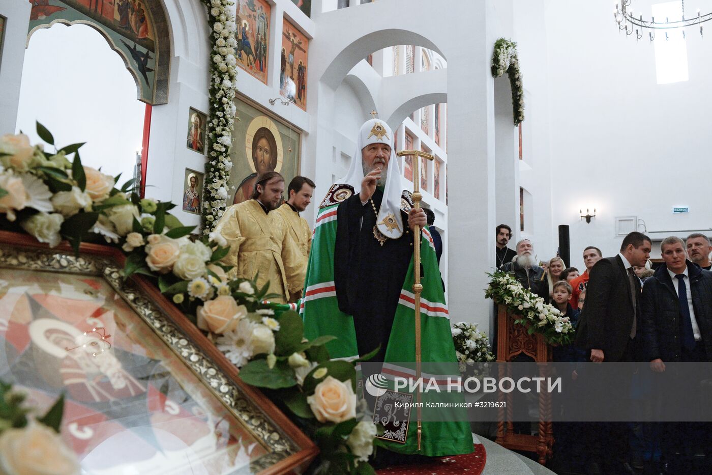 Освящение храма преподобного Сергия Радонежского на Ходынском поле