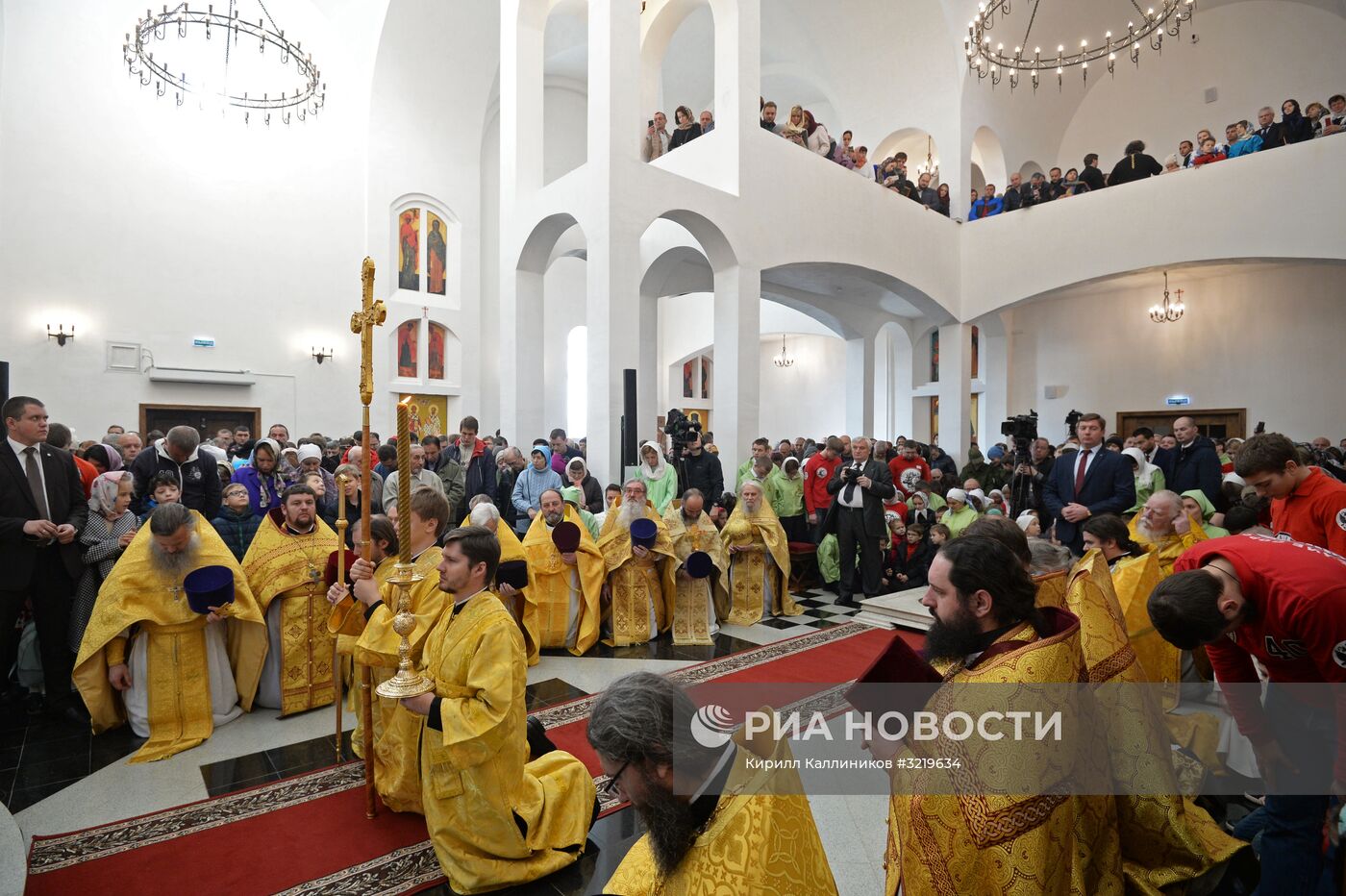 Освящение храма преподобного Сергия Радонежского на Ходынском поле