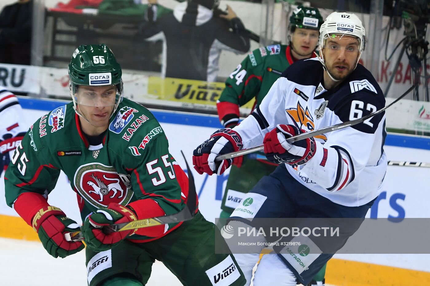 Хоккей. КХЛ. Матч "Ак Барс" - "Металлург" (Магнитогорск)