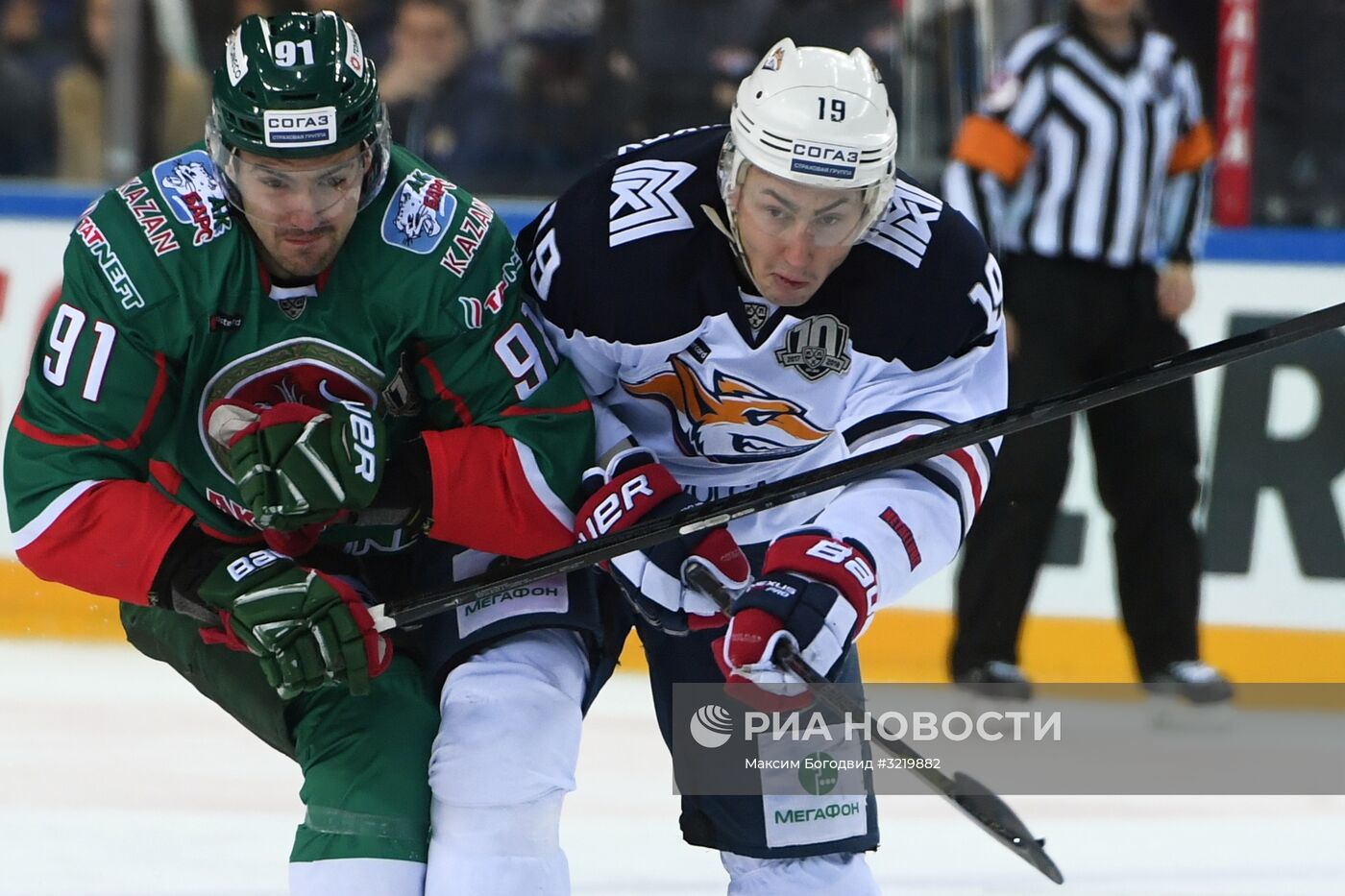 Хоккей. КХЛ. Матч "Ак Барс" - "Металлург" (Магнитогорск)