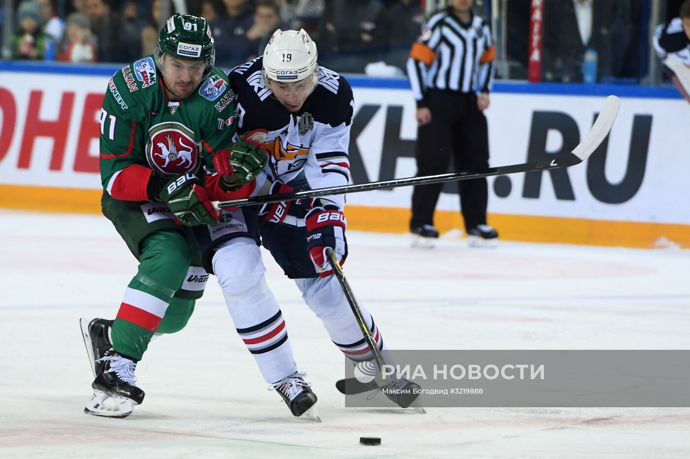 Хоккей. КХЛ. Матч "Ак Барс" - "Металлург" (Магнитогорск)