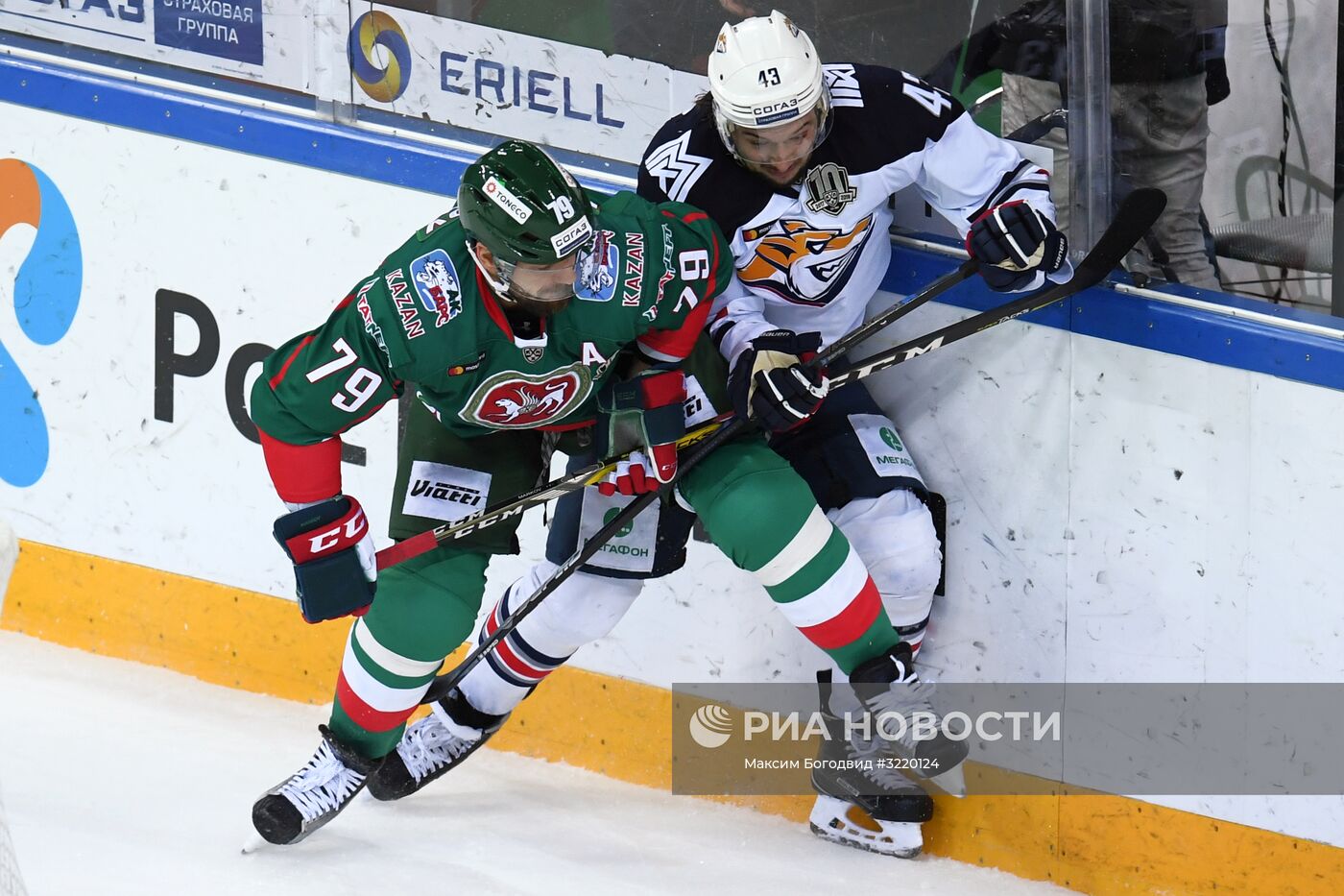 Хоккей. КХЛ. Матч "Ак Барс" - "Металлург" (Магнитогорск)