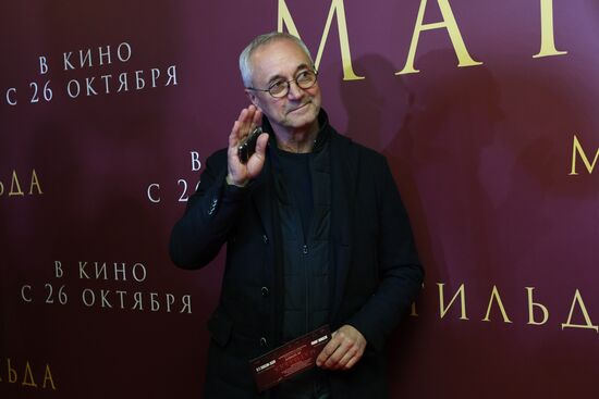 Премьера фильма Алексея Учителя "Матильда"