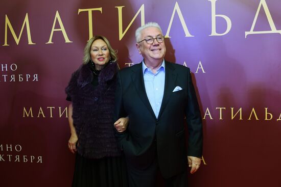 Премьера фильма Алексея Учителя "Матильда"
