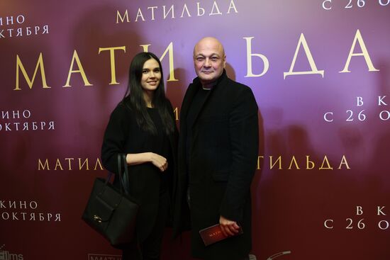 Премьера фильма Алексея Учителя "Матильда"